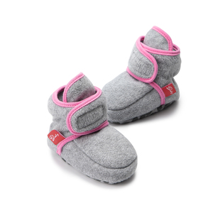 高品质保暖冬季室内婴儿婴儿鞋舒适棉软底婴儿短靴 - Product Image 3