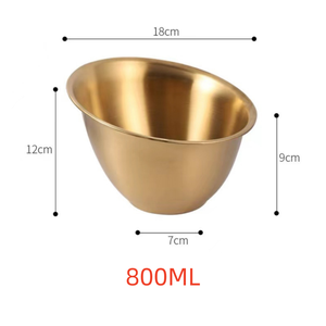 Nouveauté, vente flash, bol à mélanger en acier inoxydable 304 de la marque SIR, 16 cm, 18 cm, écologique, moderne, pour la cuisine, bol à <span class=keywords><strong>salade</strong></span>, bol à légumes - Product Image 6