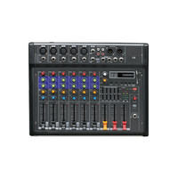 4-Wege 6-Wege Kleine Professionelle Bluetooth-Aufnahme-USB-Soundkarte mit Reverb für Karaoke, Heim-Performance, Konferenz-Mischpult