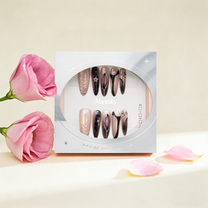 Nuevas uñas postizas de lujo de moda, ABS, con cobertura completa, en forma de almendra, personalizadas, estilo bailarina, stiletto, al por mayor - Product Image 6