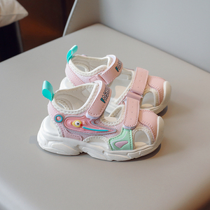 Sandalias Deportivas de Verano para Niños, Unisex, Cómodas, con Cierre de Velcro, Diseño Antideslizante y Anticolisión con Aberturas Laterales - Product Image 2