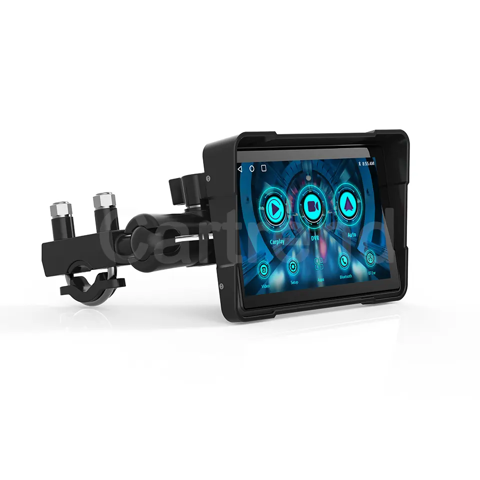 Động cơ di động Navigator không dây xe máy Carplay xe máy TPMS Navigation 5 inch Android tự động hiển thị xe chơi giao diện