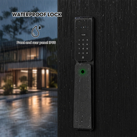 Cerradura Inteligente de Seguridad Residencial IP66 Impermeable con Reconocimiento Facial, Videoportero HD, WiFi y Tuya para Portones