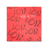 Papier d'emballage pour bouquet, enduit de PE, imperméable, multi-langues, motif « Je t'aime », lettres d'amour imprimées, emballage pour fleurs, 56x56cm