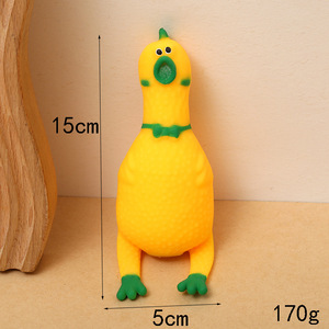 Juguetes de Pollo de Harina Blandos y Coloridos TPR, Juguetes Sensoriales Antiestrés de Animales Blandos, Juguete Fidget de Descompresión para Niños - Product Image 5