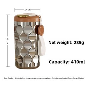 Tazza da Caffè Personalizzata in Acciaio Inox 316 con Isolamento Sottovuoto per Donne - Elegante Portatile di Lusso con Display della Temperatura - Product Image 4