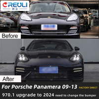 CREULI 12V Nouveau phare avant amélioré au style LED Matrix 2024 pour Panamera 970