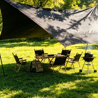 Filet pare-soleil noir en HDPE, protection UV et tissu maillé rafraîchissant pour camping en plein air, jardin, serre, terrasse