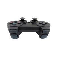 Contrôleur sans fil USB 2.4g Poignée de jeu noire Ordinateur PC Dandle Doubles pour contrôleur de forme PS2