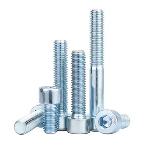 Tornillos de Cabeza Hexagonal Redonda Métrica UNC, Clase 8.8, Acero al Carbono, Zincado, Tornillos Allen, Ferretería Automotriz - Product Image 1