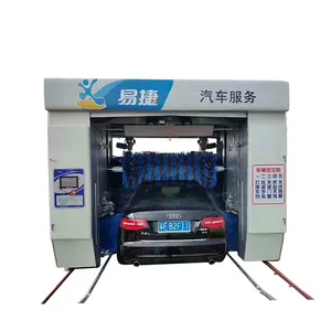 Risense brush wash full automatic rollover car wash machine equipment supplier with air dryer