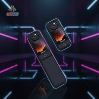 Caméra d'action pour moto C300 20MP 4K étanche avec vision nocturne et panoramique à 360° pour selfie et diffusion en direct
