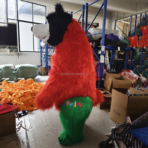 Costume da Mascotte Gonfiabile Gigante <span class=keywords><strong>Orso</strong></span> <span class=keywords><strong>Masha</strong></span>, Vestito da Personaggio Peloso per Promozioni di Natale <span class=keywords><strong>e</strong></span> Halloween - Product Image 2