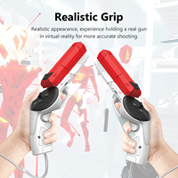 Poignées de pistolet pondérées pour accessoires Meta Quest 3s Pistolets VR Poids personnalisable Se sent réel dans les jeux FPS Poignées de stock