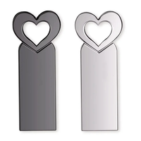 Clé USB personnalisée avec logo, prix réduit, en forme de cœur, 2 Go, 4 Go, 8 Go, 64 Go, haute vitesse, clé USB 2.0, clé USB 3.0, clé USB Flash