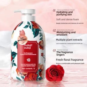 Gel de Baño Hidratante con Fragancia Ou Liqi para Hombre, Especias Importadas, Flores de Bian, Aroma Duradero a Loto, Tamaño Grande - Product Image 5