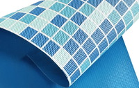 Bâche isolante en PVC pour piscine, membrane vinyle imperméable, économie d'énergie, thermique, pour piscine hors sol extérieure