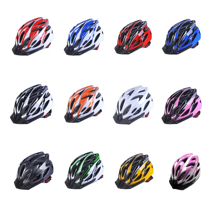 Novo capacete de segurança para bicicleta, venda no atacado, capacete de proteção pessoal para bicicleta de estrada e mtb, esportivo