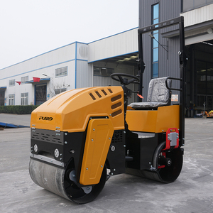 <span class=keywords><strong>Rouleau</strong></span> vibratoire à double tambour FURD de 1 tonne avec moteur diesel, haute efficacité et utilisation facile - Product Image 3