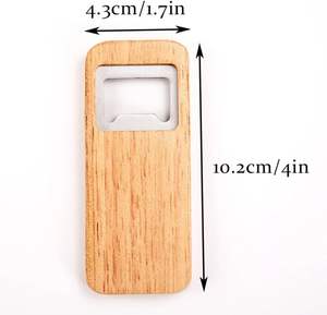 לנו משלוח חינם חבילת משלוח של 50 עץ לייזר חריטה להבים בתפזורת עץ כפרי בקבוק בירה - Product Image 6