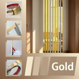 Hiện đại tự dính thép không gỉ cạnh TRIM không thấm nước chống ăn mòn tủ bếp Countertop tường gạch cạnh bảo vệ - Product Image 4