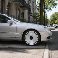 Jantes en alliage forgé sur mesure, 1 pièce, finition argent brossé, aérodynamiques, 20, 21, 22 pouces, 5x112, 5x120, pour Mercedes Classe E et S