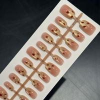 Offre Spéciale – Lot de 30 faux ongles français en ABS, couvrance totale, pré-collés, tendance TikTok et Instagram, amovibles