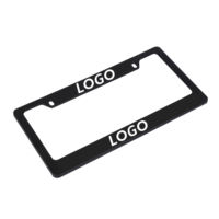 BOLONG Cadre de plaque d'immatriculation en plastique ABS de haute qualité, norme américaine, vente en gros, support de plaque d'immatriculation de voiture