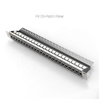 Adaptador Linkwylan RJ45 Cat 5E Keystone Tipo Acoplador en línea Extensión de cable de red FTP para piezas de Telecomunicaciones