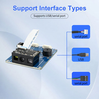 YJFIRST Módulo Escáner de Código de Barras Integrado CMOS 1D 2D, Soporte de Puerto USB/Seríal, Lectura de Códigos de Pantalla de Teléfono