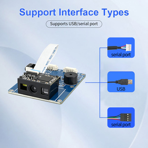 Module de scanner de codes-barres intégré CMOS 1D 2D YJFIRST, prise en charge des ports USB/série, lecture des codes à partir de l'écran du téléphone - Product Image 4