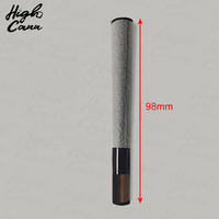 Tubes droits de 1 gramme et 2 grammes, taille King Size 109 mm, cônes avec autocollant logo personnalisé, paquet de 100 pré-roulés