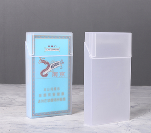 Étui à cigarettes fin en plastique transparent, boîte à colle crème DIY, étuis à cigarettes fins pour femmes - Product Image 2