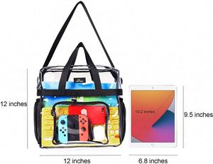 Bolsas de Compras de PVC Impermeables Personalizadas y Económicas para Gimnasio y Deportes, Bolsa Transparente con Logotipo Impreso - Product Image 2
