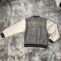 Veste de baseball Letterman universitaire avec broderie en chenille personnalisée DENIMGUYS pour hommes