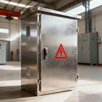 Caja de Distribución de Acero Inoxidable Plateada con Certificación IP55, Montable en Pared, Personalizable para la Industria Minera y de Fábricas