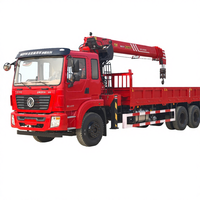 Camion benne Dongfeng 14 tonnes avec grue de levage, grue télescopique hydraulique 14 tonnes