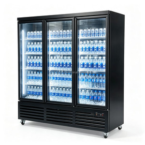 Nuevo Refrigerador Vertical Comercial de Tres Puertas 2026, Vitrina Exhibidora de Bebidas Silenciosa para Tiendas de Abarrotes - Product Image 3
