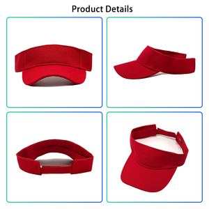Cappellino Visiera Parasole Unisex Personalizzato con Logo Ricamato per Sport all'Aperto, Cappello da Baseball Estivo Senza Visiera - Product Image 3