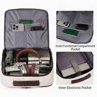 Sac à dos pour ordinateur portable étanche personnalisé avec logo d'usine, extensible USB, unisexe, pour affaires, voyages, étudiants, vente en gros