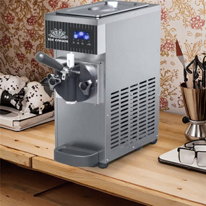 Machine à glace molle à saveur unique, petite machine à glace commerciale entièrement automatique pour comptoir, en acier inoxydable, modèle D - Product Image 6
