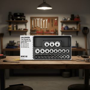 Ensemble de rangement d'outils 519 235CEN, kit de clés à douilles, taille métrique 8 10 12 13 14 15 16 17 18 19 20 21 22 23 24 25 26 27 28 29 30 32 mm - Product Image 3