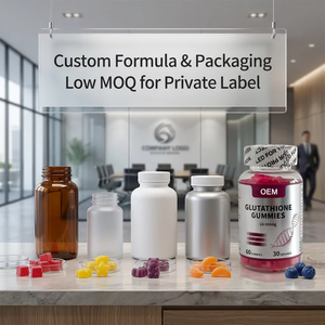 Gomitas de Glutatión para el Cuidado de la Piel con Complejo de Vitamina C, Marca Privada - Product Image 3