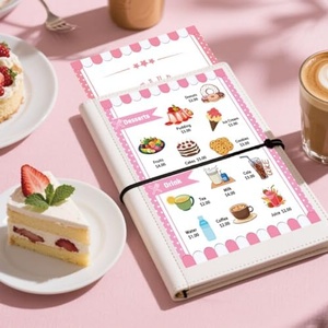 Ensemble <span class=keywords><strong>de</strong></span> menus <span class=keywords><strong>de</strong></span> restaurant pour jeu d'imitation, comprenant des carnets <span class=keywords><strong>de</strong></span> commandes <span class=keywords><strong>de</strong></span> cuisine et <span class=keywords><strong>de</strong></span> restaurant avec billets <span class=keywords><strong>de</strong></span> jeu et une pancarte ouverture/fermeture, pour garçons et filles, pour jeu <span class=keywords><strong>de</strong></span> rôle - Product Image 4