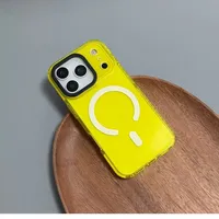 Coque de téléphone couleur bonbon pour iPhone 17 Air 16 15 13 14 12 11 Pro Max Plus, compatible charge sans fil, protection souple antichoc