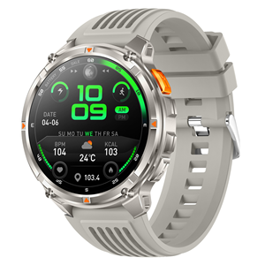 Reloj Inteligente Deportivo para Exteriores HT30, Pantalla Redonda de 1.7 Pulgadas, Monitor de Salud, Linterna LED, Brújula, Resistente al Agua IP68, Reloj Inteligente para <span class=keywords><strong>Hombre</strong></span> - Product Image 2