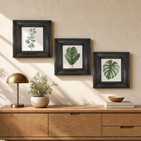 Cadre photo rectangulaire en bois fait main et durable, pour affichage vertical et horizontal sur table, style antique pour la maison
