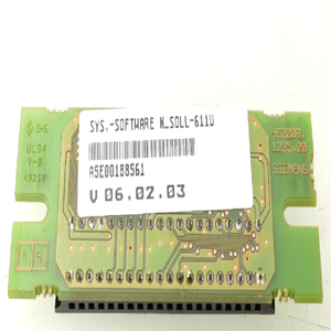 1 pièce neuve d'origine A5e00188561 Sys. Logiciel N_soll-611u 462008.1235.00 Ver. 06.02.03 Automatisation industrielle PLC - Product Image 1