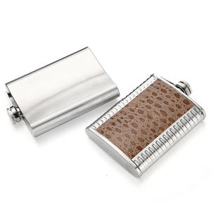 Petaca de acero inoxidable de 8 oz con embudo, petaca de bolsillo para alcohol y whisky, con tapa de rosca - Product Image 4