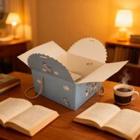 Boîte cadeau portable de luxe imperméable, emballage rigide en papier personnalisé avec dorure à chaud pour coffrets cadeaux haut de gamme